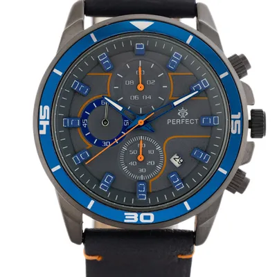 Zegarek męski Perfect ch02l - chronograf (zp351j) + box