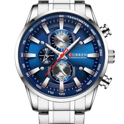 Zegarek męski Curren 8351 (zc022a) chronograf +box