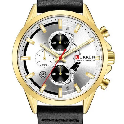 Zegarek męski Curren 8325 (zc024a) - chronograf