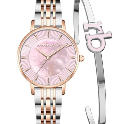 Zegarek damski RoccoBarocco boxset rb.4659l-02m(zo506b)