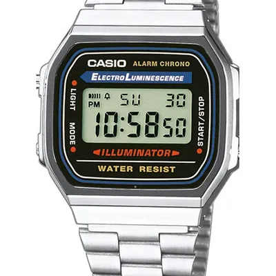 Zegarek unisex Casio a168wa-1w - vintage + box