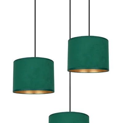 Plafon 3 płomienny MOHITO GREEN
