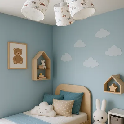 Lampa wisząca regulowana do pokoju chłopca autka