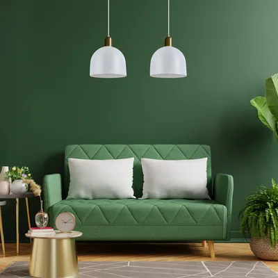 Lampa wisząca 2-punktowa MEDO – nowoczesna, biała-patyna, E27, loft, skandynawska, nad stół, do kuchni, salonu, jadalni