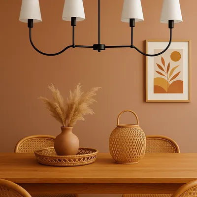 Lampa wisząca 4-punktowa VIREO w stylu Modern Farmhouse