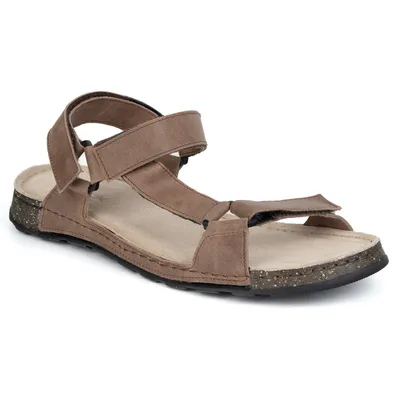 Sandały męskie skórzane WASAK 0243W khaki