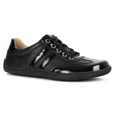 Buty BAREFOOT damskie skórzane minimalistyczne 1287 czarne
