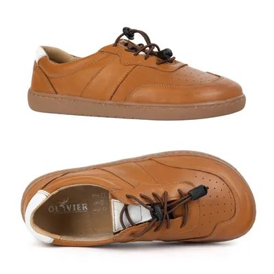 BUTY DAMSKIE BAREFOOT SKÓRA MINIMALISTYCZNE SZEROKIE ARIA brązowe