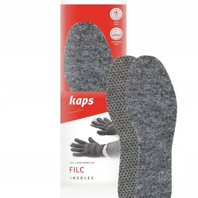 Filcowe wkładki do butów ocieplające Kaps Filc