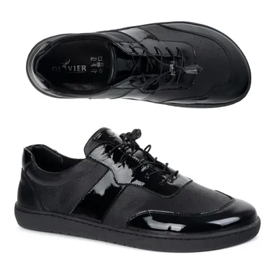 BUTY DAMSKIE BAREFOOT SKÓRA MINIMALISTYCZNE SZEROKIE ARIA floter czarny