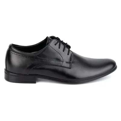 Buty męskie wizytowe skórzane 292lu czarne
