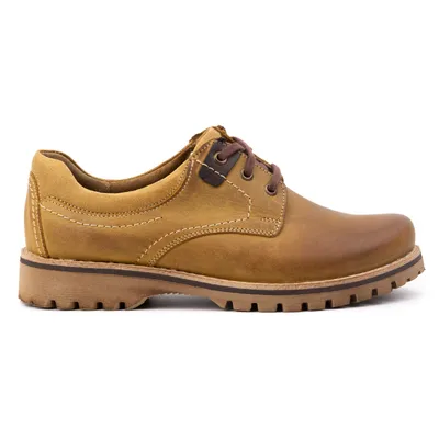 Buty męskie skórzane trapery 879 rude