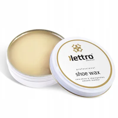Pielęgnująca nabłyszczająca woskowa pasta do butów Lettro Shoe Wax 100ml bezbarwna