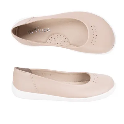 BAREFOOT Damskie CZÓŁENKA minimalistyczne wsuwane 1771POL MINI beżowe