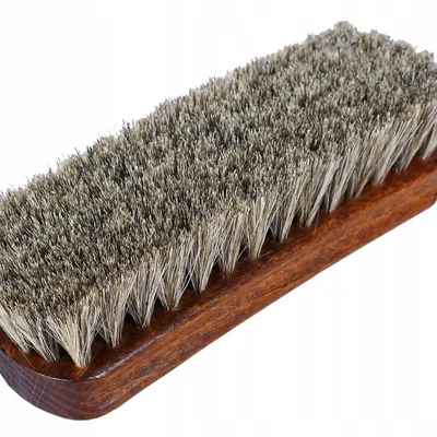 Szczotka do polerowania obuwia z włosia końskiego Lux 20cm duża XL