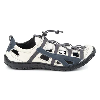 Buty męskie skórzane przewiewne rowerowe 262KZ białe