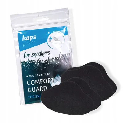 Samoprzylepne zapiętki do butów Kaps ComfortGuard czarne - 2 pary