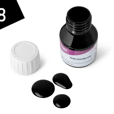 Penetrująca farba do butów ze skór naturalnych gładkich, licowych oraz sztucznych Leather Penetrating Dye 50ml czarna