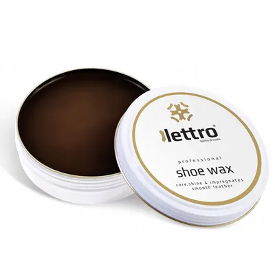 Pielęgnująca nabłyszczająca woskowa pasta do butów Lettro Shoe Wax 100ml ciemny brąz