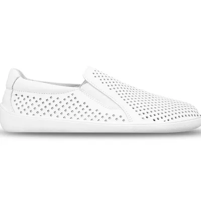 BAREFOOT buty damskie wsuwane oddychające Pollonus biały 5-1308-003