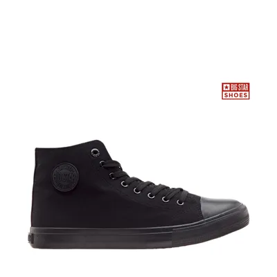 Buty męskie trampki wysokie Big Star FF174550 czarne