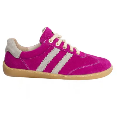 Buty BAREFOOT skórzane damskie Pollonus Barefoot 5-1774-005 Fuksja