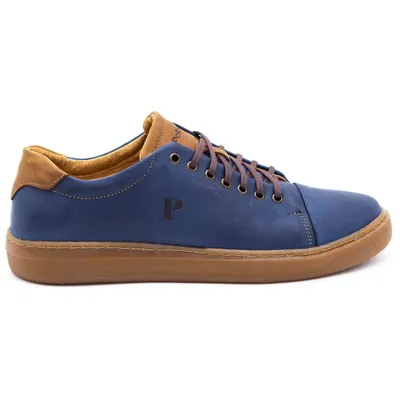 Buty męskie skórzane 2109 granatowe