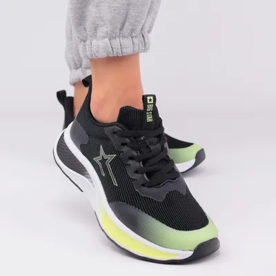 Sneakersy damskie półbuty memory foam Big Star NN274300 czarne