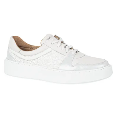Półbuty damskie sneakersy skórzane 0774W białe