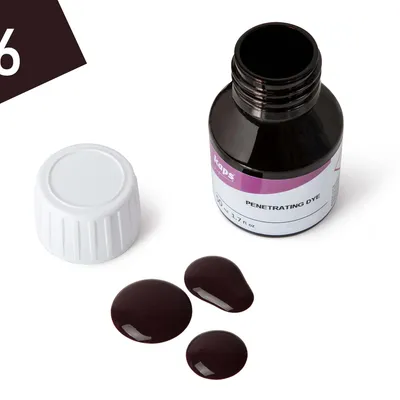 Penetrująca farba do butów ze skór naturalnych gładkich, licowych oraz sztucznych Leather Penetrating Dye 50ml ciemny brąz