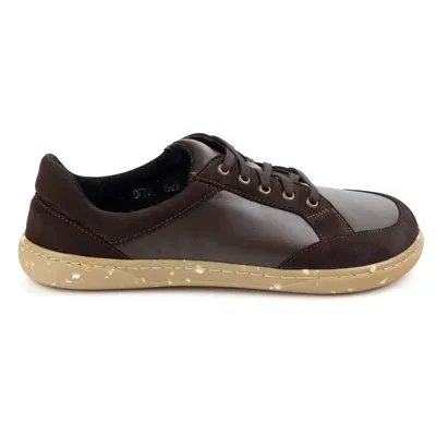 Buty damskie barefoot skórzane brązowe 0772W WASAK – minimalistyczne obuwie naturalne