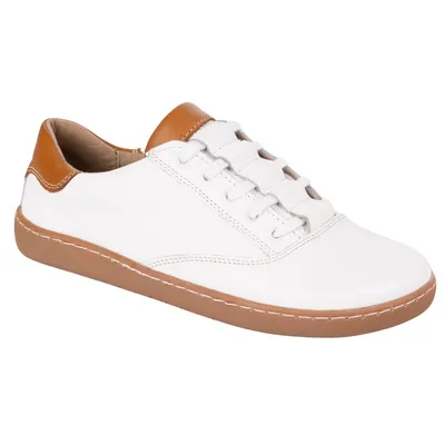 Sneakersy barefoot damskie Maja Olivier – anatomiczne buty skórzane białe