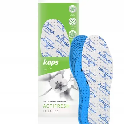 Wkładki do butów odświeżające do wycinania - Kaps Actifresh