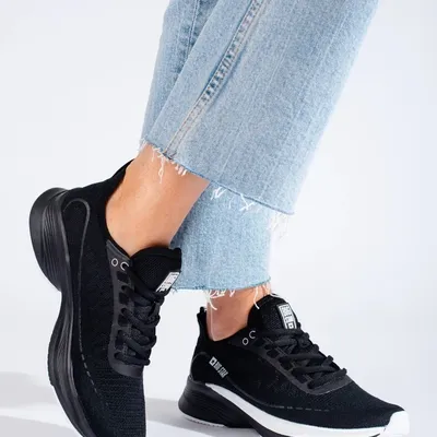 Sneakersy damskie półbuty Big Star LL274327 czarne