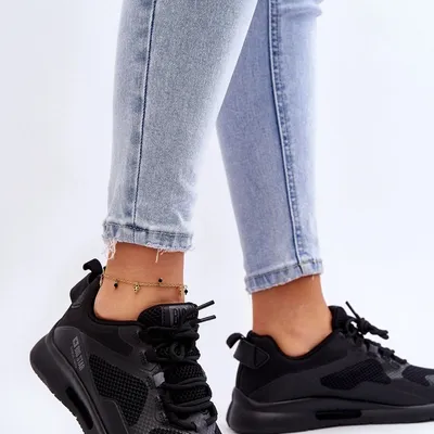 Sneakersy damskie półbuty Big Star LL274372 czarne