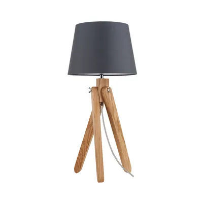 Rune lampa stołowa 1xe27 max.40w dąb olejowany/transparentny/antracyt 6314074