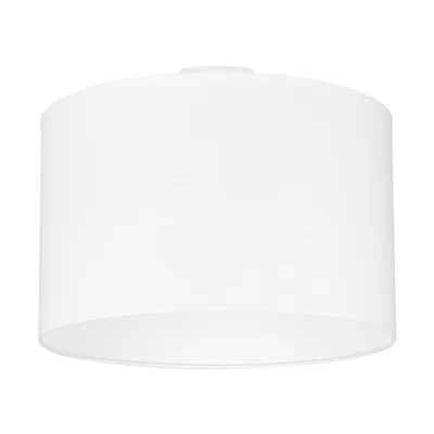 Lampa sufitowa timon 1xe27 maks. 40w biały metal/biały klosz z tkaniny 4620104