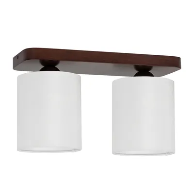 Jenta lampa sufitowa 2xe27 max.25w orzech/biały 8512276