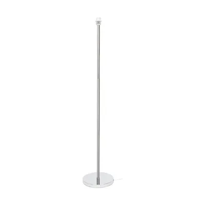 Podstawa lampy podłogowej 1xe27 maks. 60w chromowany metal/przezroczysty kabel pvc 1240128b