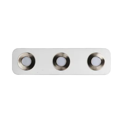Cool lampa sufitowa incl. 3xled 5w biały/satyna 2291337