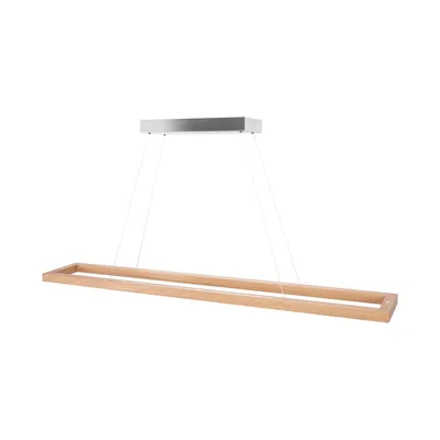 Legno lampa wisząca 3xled 24v 80w int. nikiel mat/dąb olejowany | ściemniacz dotykowy | 1037416100000