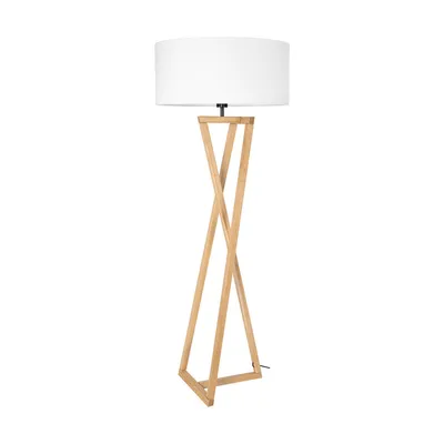 Clessidra lampa podłogowa 1xe27 max.60w dąb olejowany/biały 6017400910086