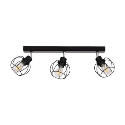 Lampa sufitowa phiphi 3xe27 max.60w czarny metal/chrom metal 2614304