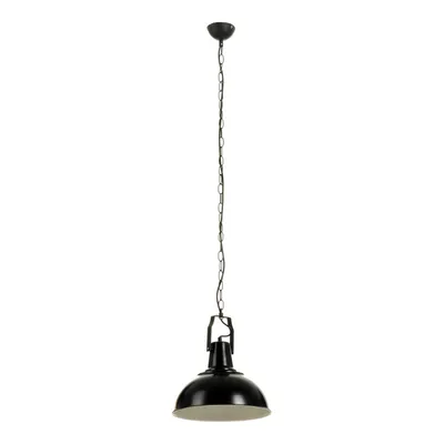 Lampa wisząca lofti 1xe27 max.60w czarny metal/biały metal 1152104