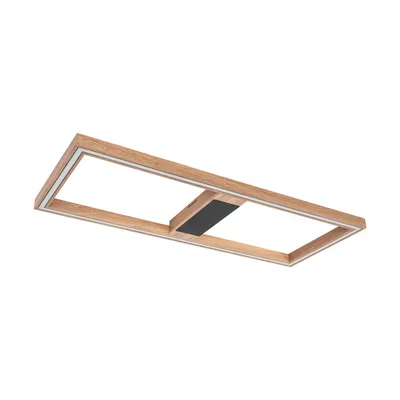 Ramme lampa sufitowa 1xled 24v int. 33w czarny/dąb olejowany | ściemniacz | 4017410200000