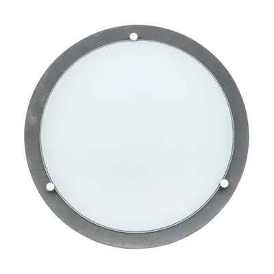 Lampa sufitowa rocky 3xe27 max.40w szary beton/białe szkło 4754236