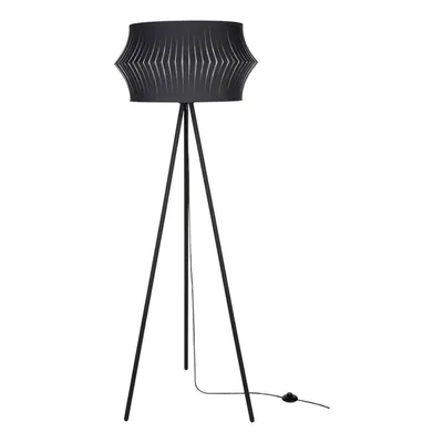 Lotus lampa podłogowa 1xe27 max.40w czarny/czarny pvc/antracyt 74163004