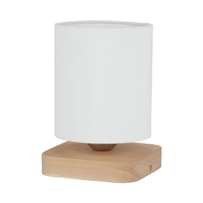 Jenta lampa stołowa 1xe27 max.25w dąb olejowany/biały 7522174