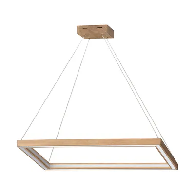 Legno lampa wisząca "in&down" 2xled 24v zintegrowane 66w dąb olejowany 1529574