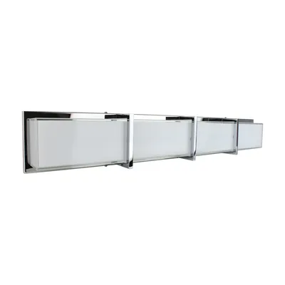 Lampa ścienna zoey biała prostokąt 89cm 3461128
